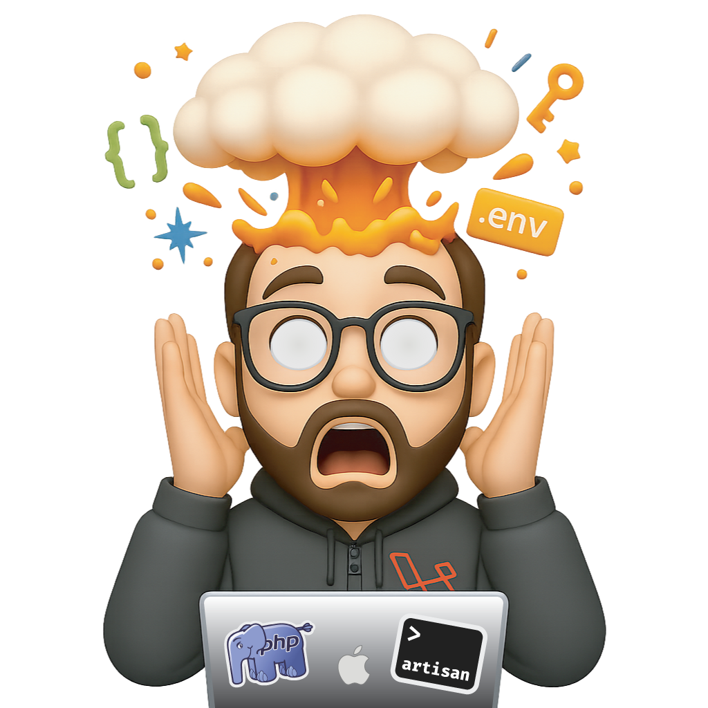 Overwhelmed developer illustration